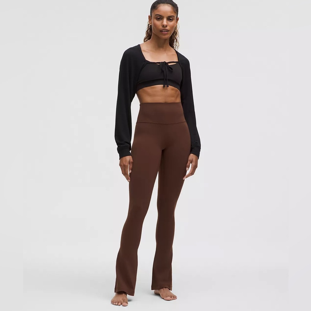 lululemon Align™ High-Rise Mini-Flared Pant Regular (run long) Size 14 Java NWT